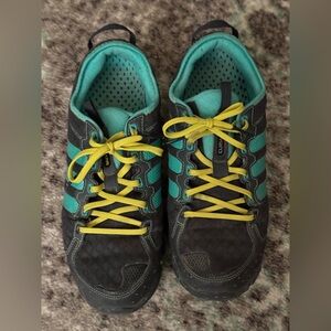 Adidas Teal and Black Sneakers